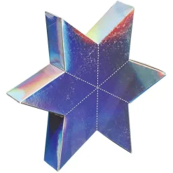 Crackers forme étoile argentée x6 < Gifi