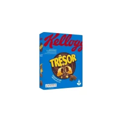 Céréale Kellogg's Trésor chocolat au lait bleu 410gr < Gifi Sale