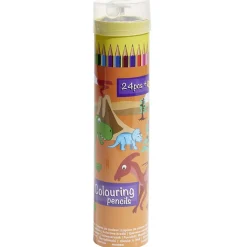 Crayon de couleurs en bois x24