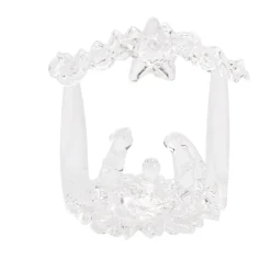 Crèche à suspendre en verre H7,5cm (6 modèles)