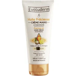 Crème pour les mains Evoluderm huile précieuse 100 ml