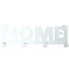 Crochet de porte HOME en métal blanc ou noir 36,5x16,5cm - 2 modèles