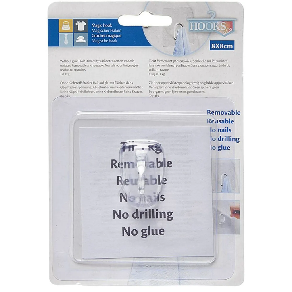Crochet en plastique transparent < Gifi Sale