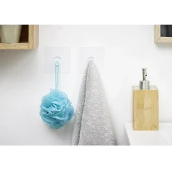 Crochet en plastique transparent