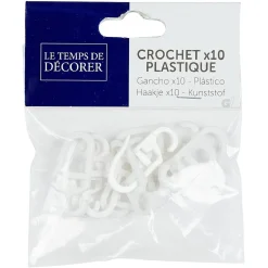 Crochet x10 blanc < Gifi New