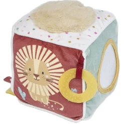 Cube d'éveil motif Lion 4 activités