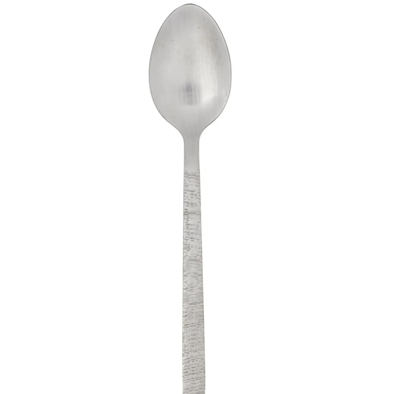 Cuillère à café inox L15,3cm manche acier graphite satiné