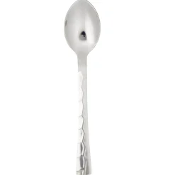 Cuillère à café inox L15,5cm manche acier facette