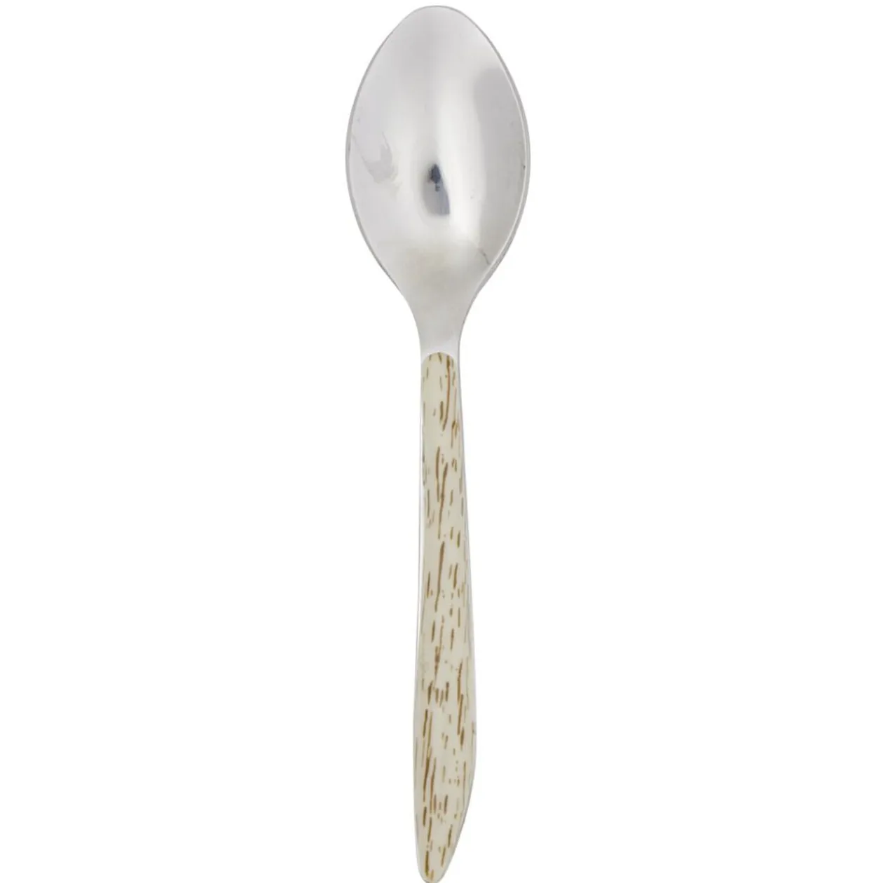 Cuillère à café L13,5cm acier manche gris