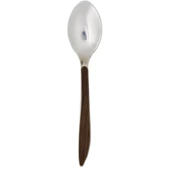 Cuillère à café L13,5cm acier manche marron