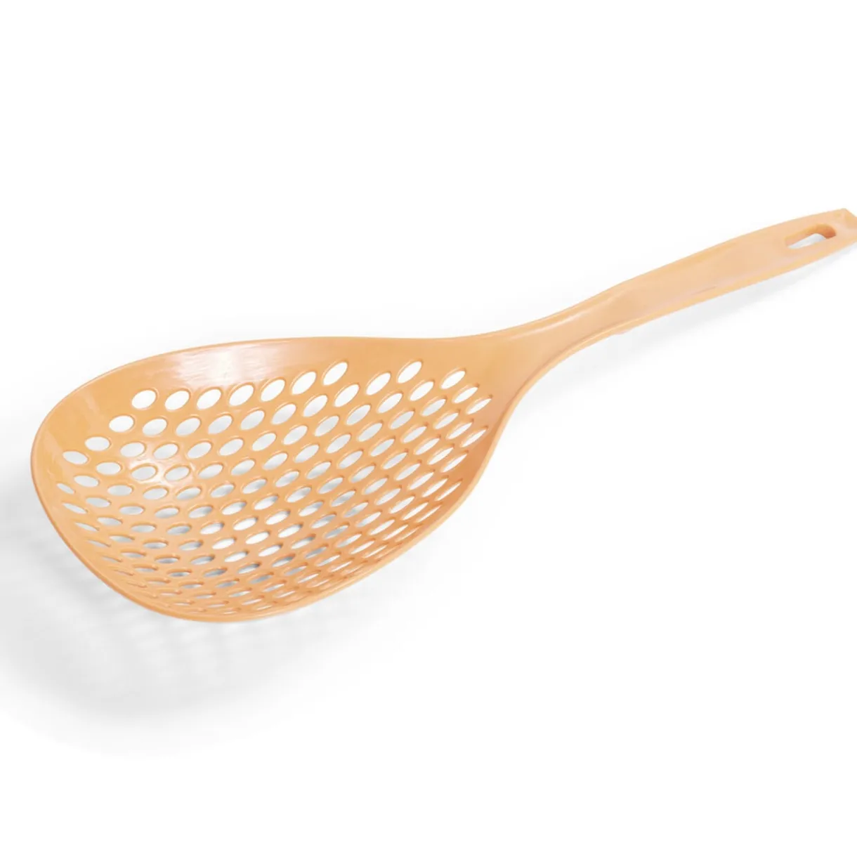 Cuillère écumoire plastique blanc ou orange < Gifi New