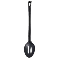 Cuillère à fente en plastique noir L.33,5cm