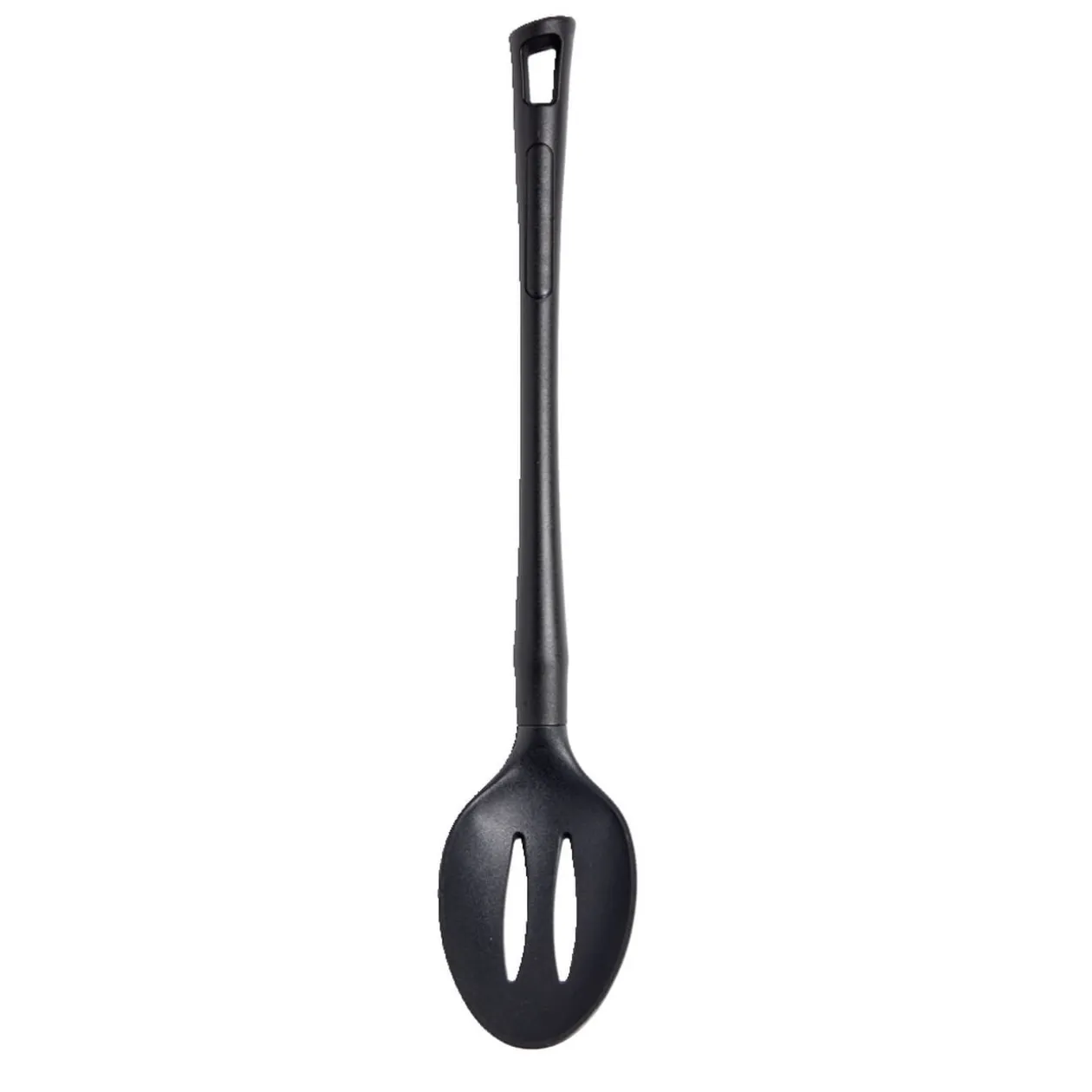 Cuillère à fente en plastique noir L.33,5cm