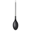 Cuillère à servir en plastique noir avec manche en inox L.34,3cm