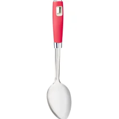 Cuillère à servir inox manche en polypropylène rouge < Gifi Online