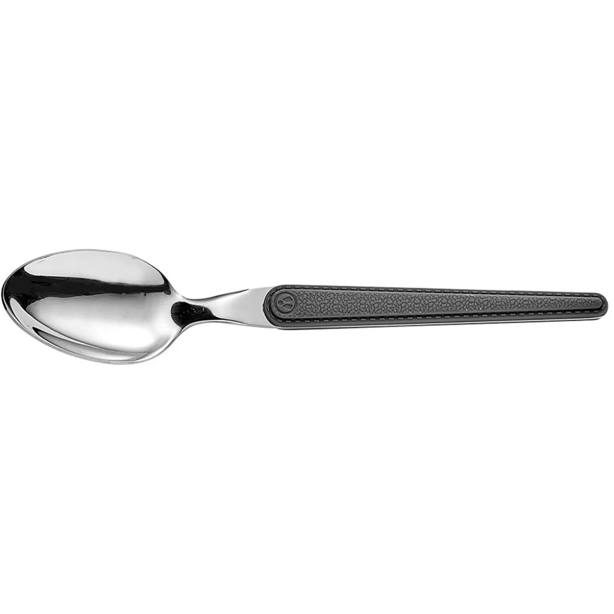 Cuillère à soupe inox Laguiole manche texturé noir