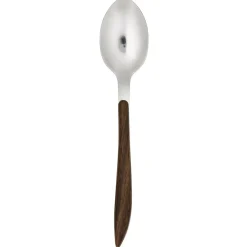 Cuillère à soupe L21cm acier manche gris < Gifi Online