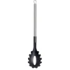 Cuillère à spaghetti en plastique noir avec manche en inox L.33,5cm < Gifi Hot