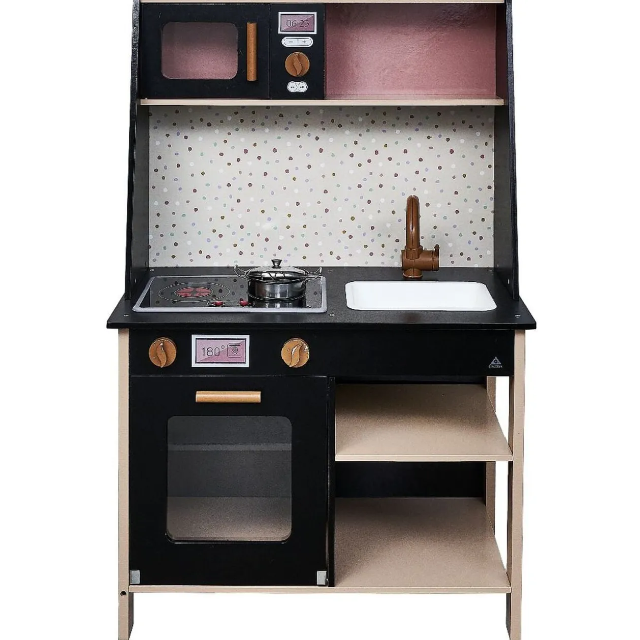 Cuisine électronique en bois L.60xP.34xH.93cm