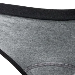 Culotte menstruelle x3 coton gris et noir S/M/L/XL < Gifi New