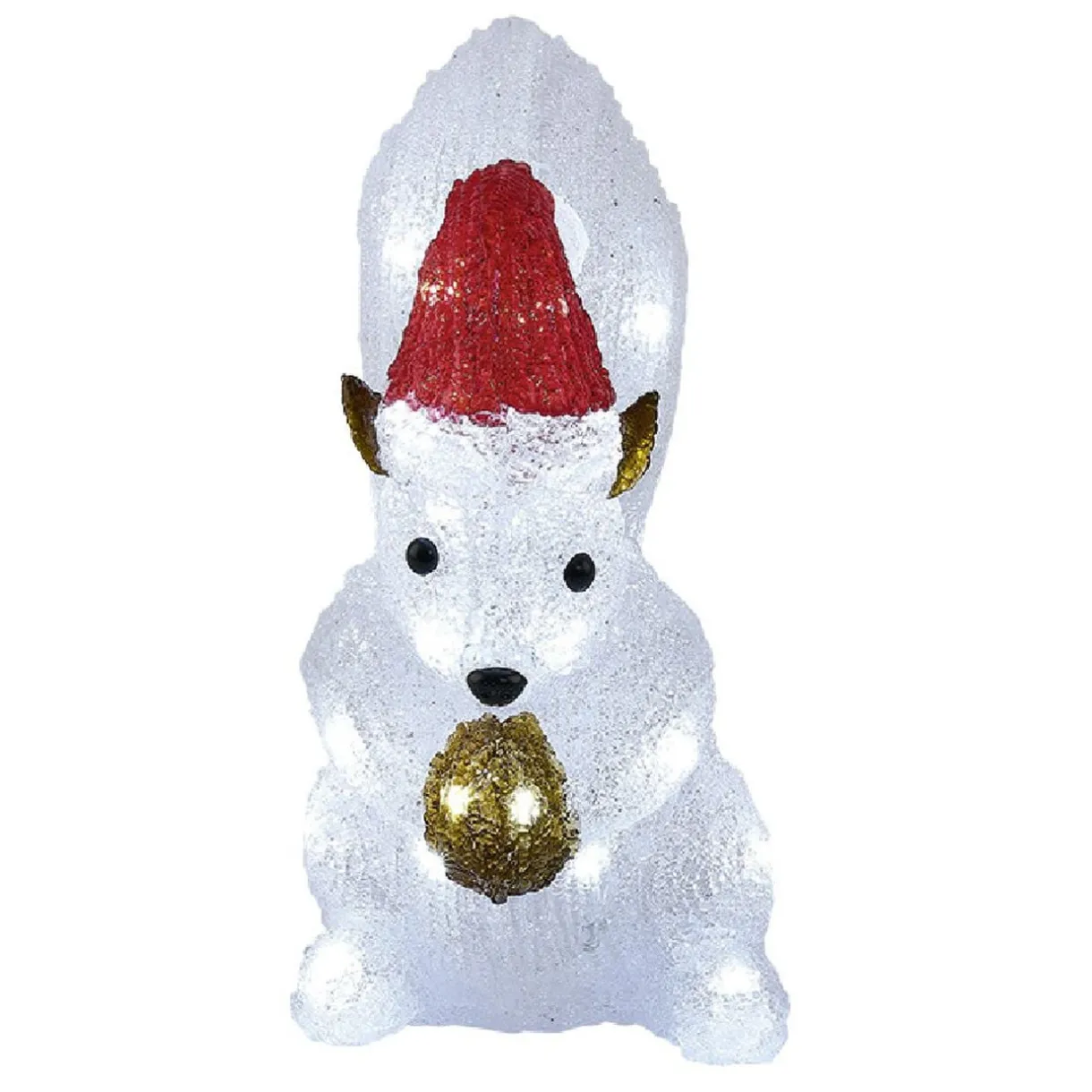 Écureuil de Noël lumineux 30LED Blanc froid < Gifi Sale