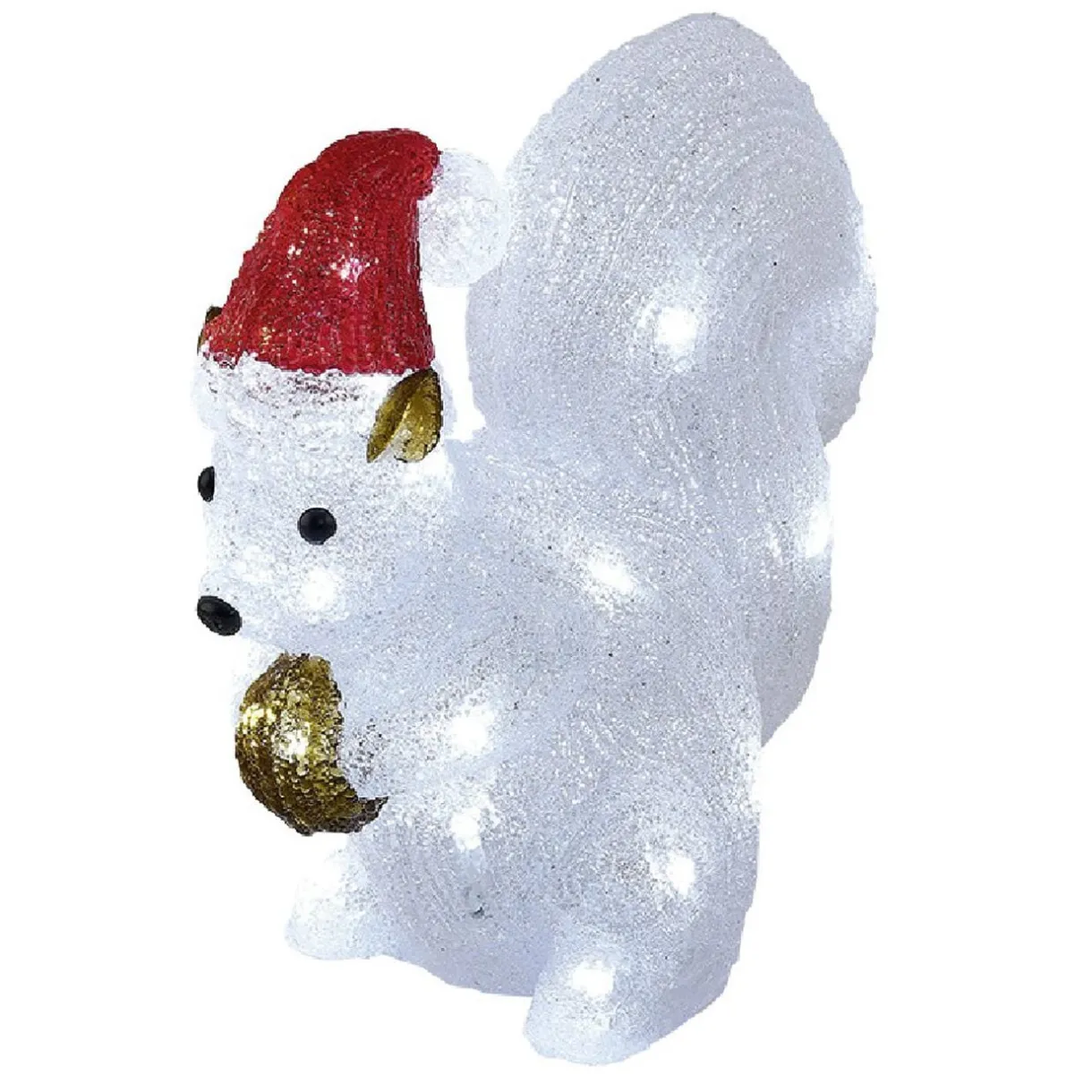 Écureuil de Noël lumineux 30LED Blanc froid < Gifi Sale