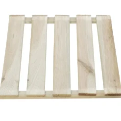 Dalle carrée en bois naturel et vert < Gifi New