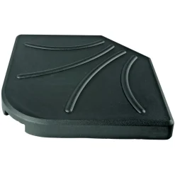 Dalle de lestage noire en béton 25 kg