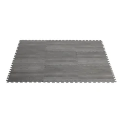 Dalle de protection piscine et spa x9 mousse parquet 50x50cm