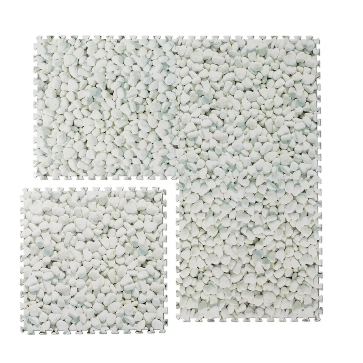 Dalle de protection piscine et spa mousse galets 90x90cm x8