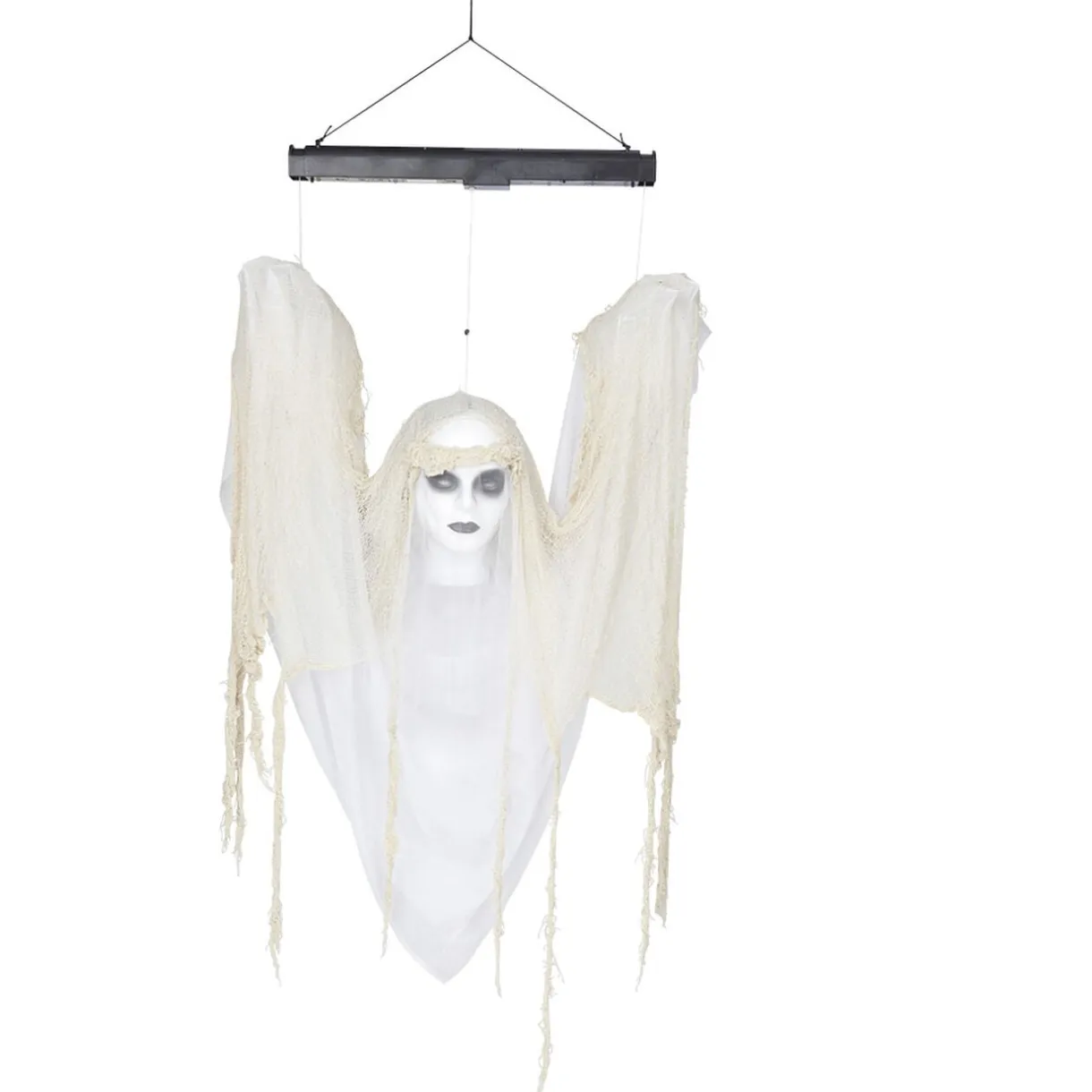 Dame blanche animée lumière et son décoration Halloween < Gifi New