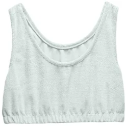 Débardeur crop top Femme tissu éponge gris < Gifi New