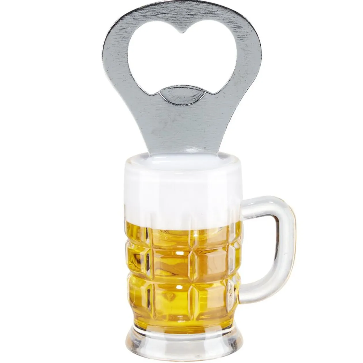 Décapsuleur figurine aimantée design bière H10cm (3 modèles)