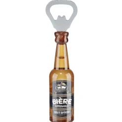 Décapsuleur figurine aimantée design bière H10cm (3 modèles)