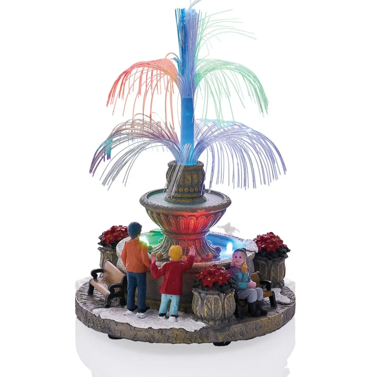 Déco de Noël fontaine lumineuse intérieur 4 LED < Gifi Clearance