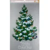 Décoration adhésive fenêtre et mur sapin de Noël repositionnable < Gifi