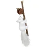 Décoration Écureuil sur branche à poser Noël blanc naturel