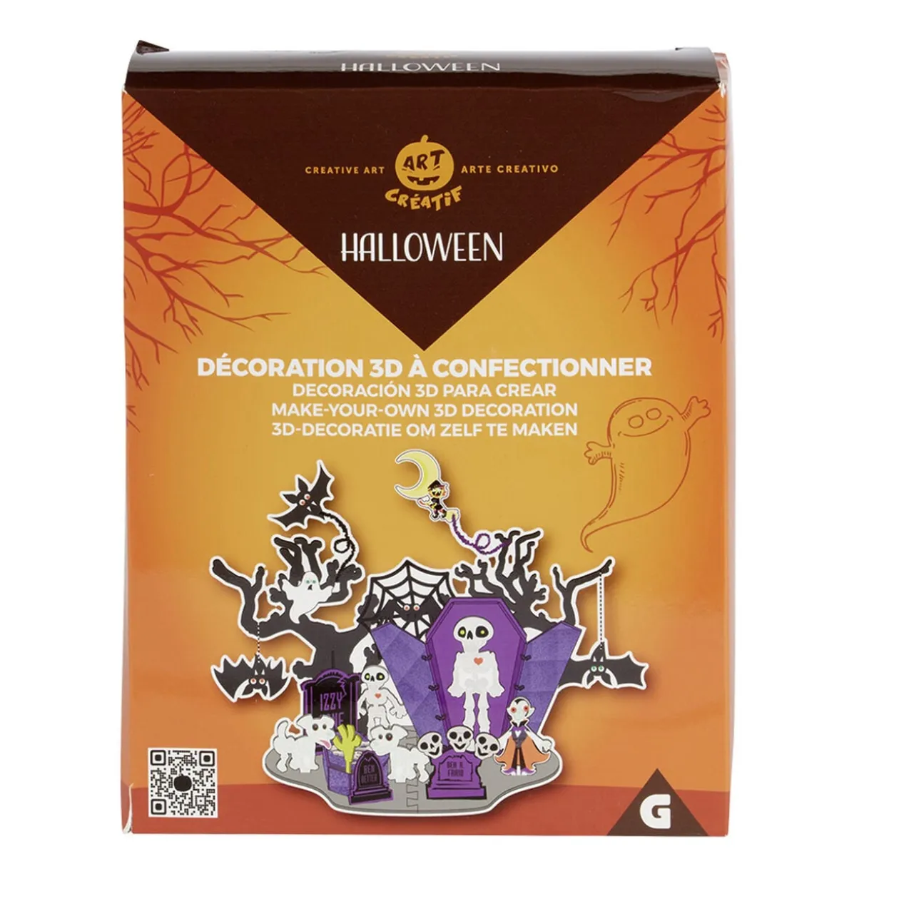 Décoration 3D à confectionner maison Halloween