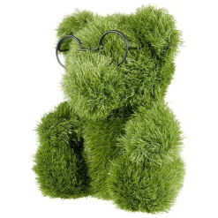 Décoration de jardin à poser gazon vert ourson 28x25xH35cm < Gifi Hot