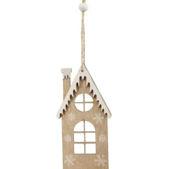 Décoration de Noël chalet en bois à suspendre H.11,5 cm < Gifi Best