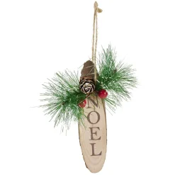 Décoration de Noël en bois à suspendre
