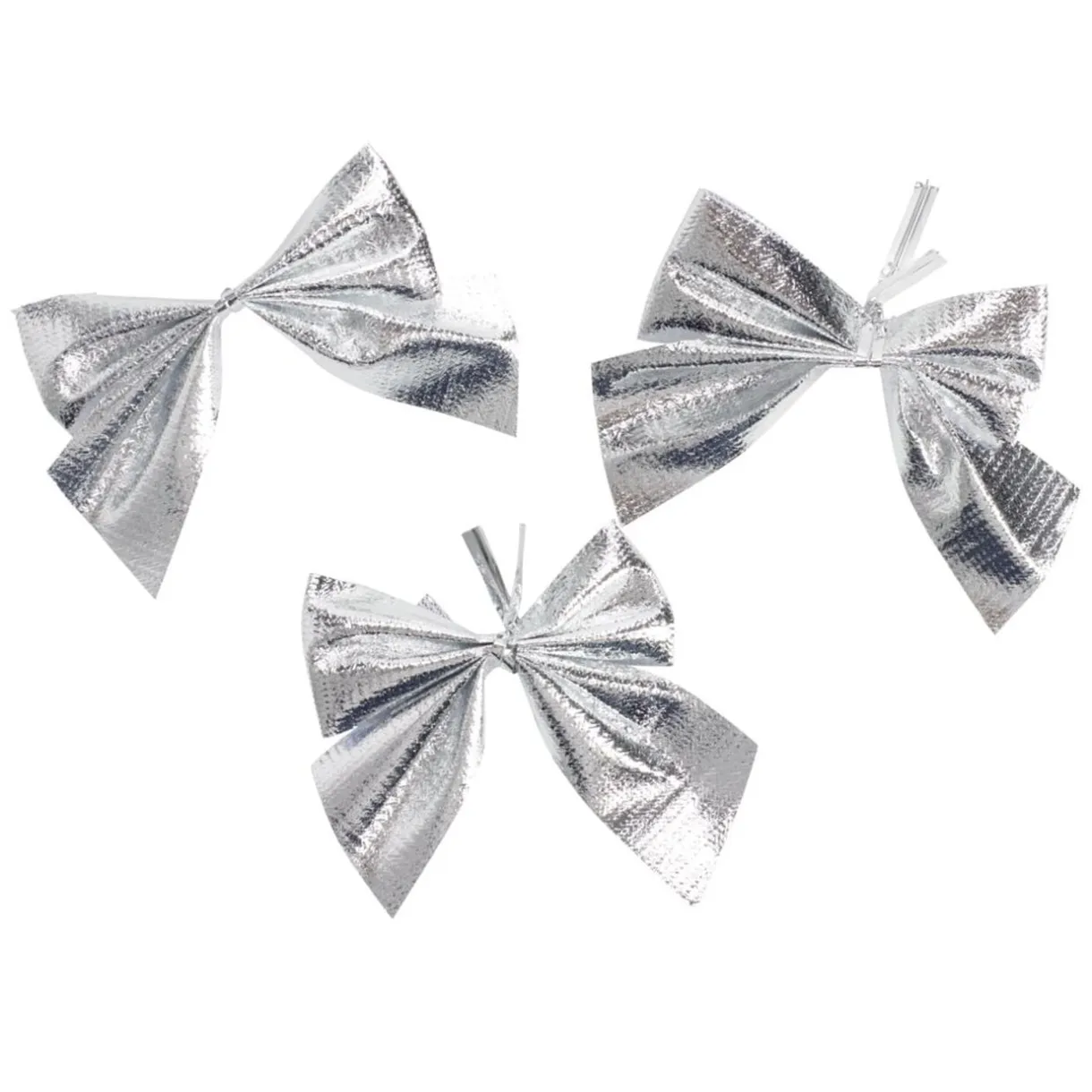 Décoration de Noël mini noeuds brillant 12 pièces 5,5x6cm (3 modèles) < Gifi Online