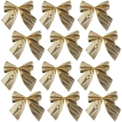 Décoration de Noël mini noeuds brillant 12 pièces 5,5x6cm (3 modèles) < Gifi Online