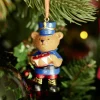 Décoration de Noël ourson à suspendre polyrésine H7cm (3 modèles)