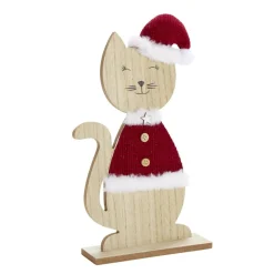 Décoration de Noël à poser animal bois 20x5xH33cm (2 modèles) < Gifi Sale