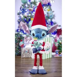 Décoration de Noël à poser Disney Stitch jambes extensibles 42x17xH73cm < Gifi New