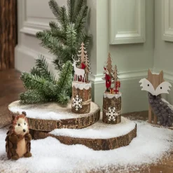 Décoration de Noël rondin à poser (2 modèles) < Gifi New