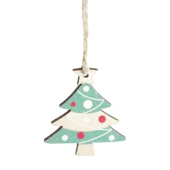 Décoration de Noël sapin à suspendre H6cm - 2 modèles < Gifi Outlet