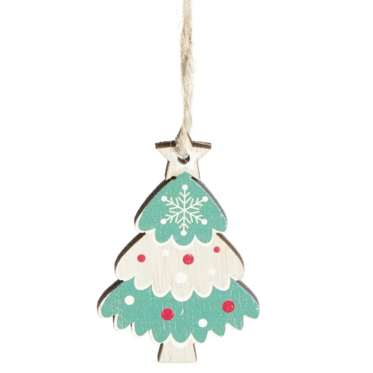 Décoration de Noël sapin à suspendre H6cm - 2 modèles < Gifi Outlet