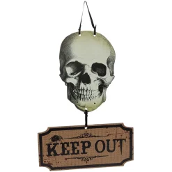 Décoration de porte Halloween tête de mort < Gifi Online